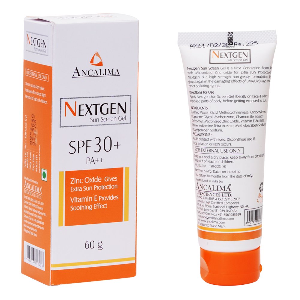 nextgen sunscreen gel